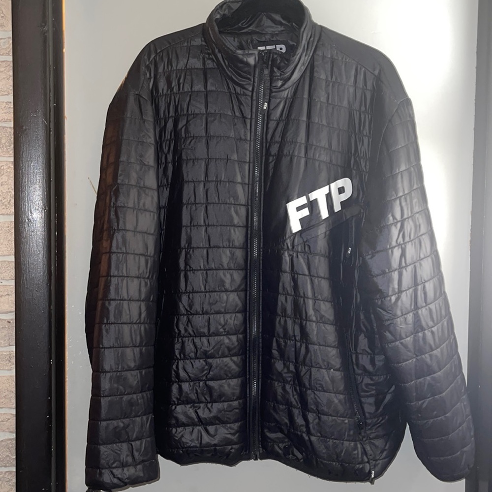 FTP down black puffer jacket